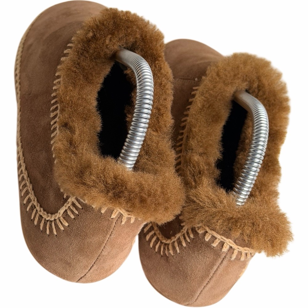 Laidback London Fuyu Shearling Suede Slippers EU 40 US 9.5 Handmade - Picture 12 of 12